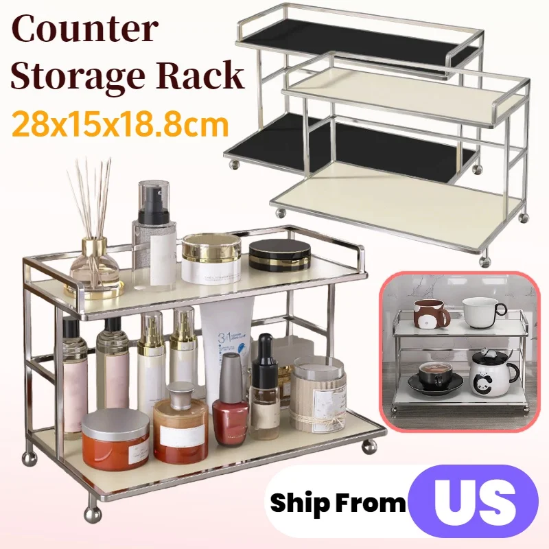 

Кухонный органайзер, полка для специй, металлические полки для хранения кладовой, стеллажи, полка для макияжа, туалетный столик, стеллаж для хранения