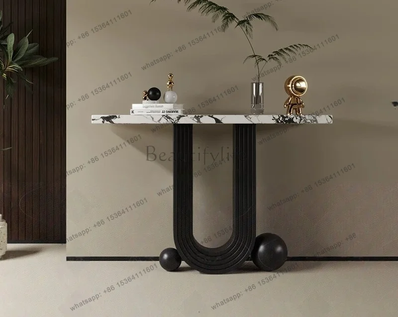 Light luxury Xuanguantai decorative strip case simple Italian customization against the wall