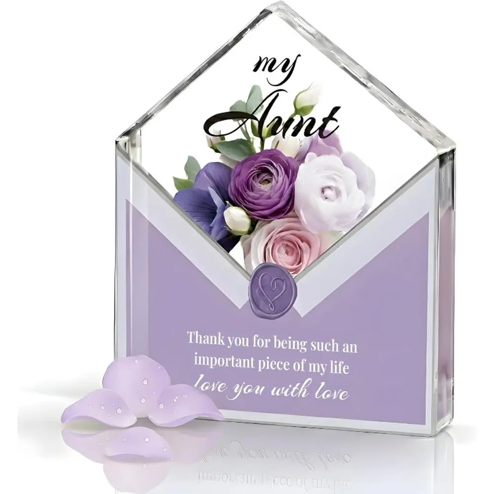 Aunt Gifts from Niece Nephew, Cute Desk Decor for Auntie Birthday Christmas Mothers Day