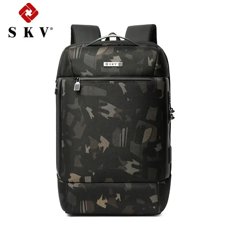 17 inch Business Backpack Men Luxury Anti-theft Waterproof School Laptop s USB Charging Travel Bag Aesthetic Design