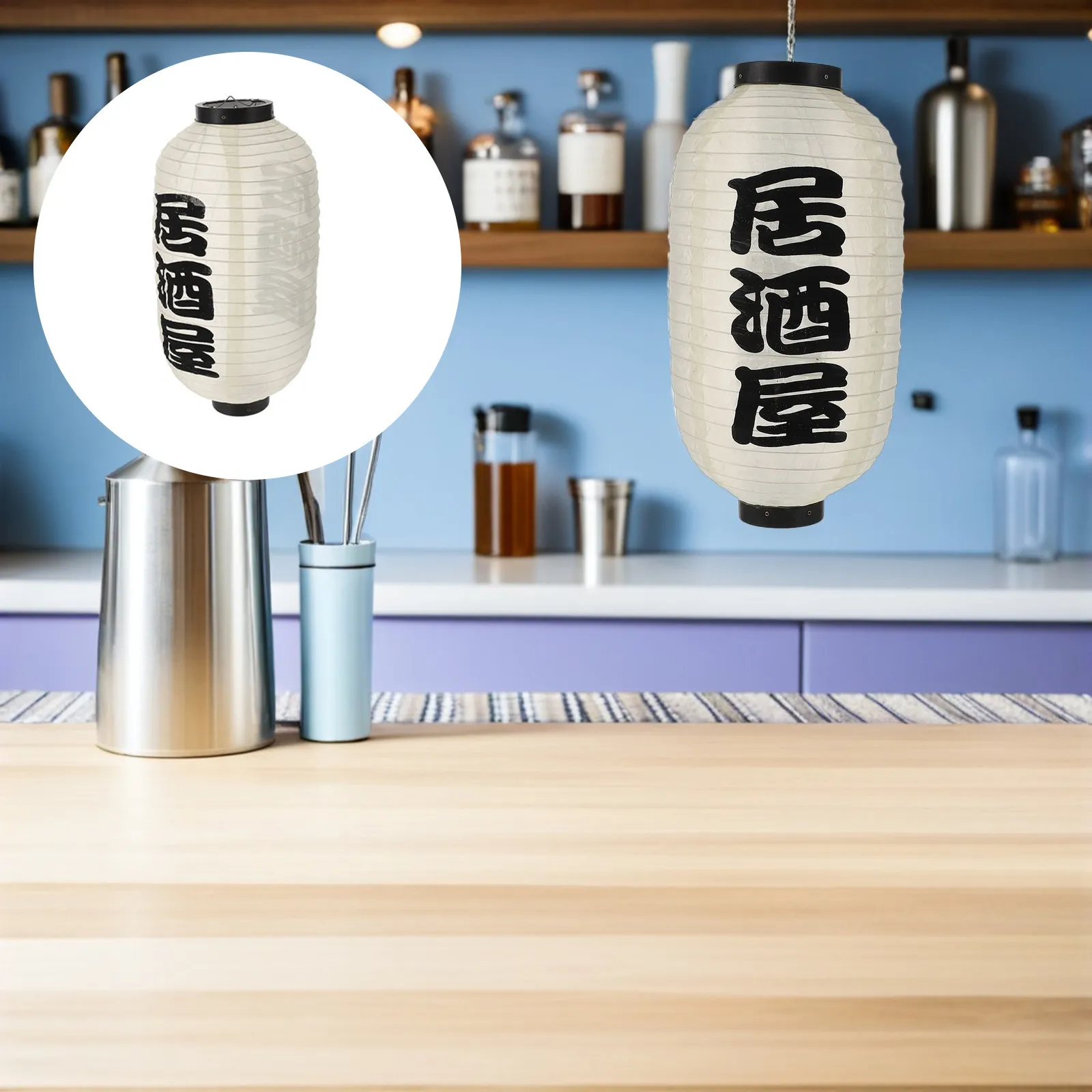 

Набор из 4 водонепроницаемых японских фонарей: классические подвесные фонари для японских ресторанов, уличного и домашнего декора, праздничное украшение