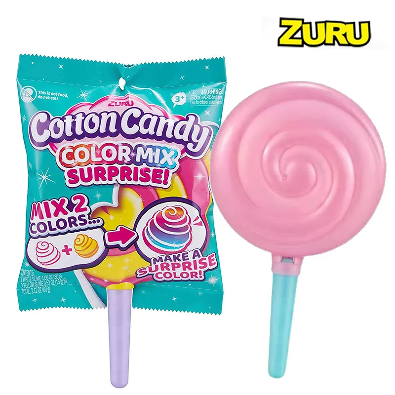 Zuru Cotton Candy Color Mix Surprise Slime Gift Toys For Girls Mi scented Fluffy Stretchy Slime Soft Plasticine Gum Polymer Clay