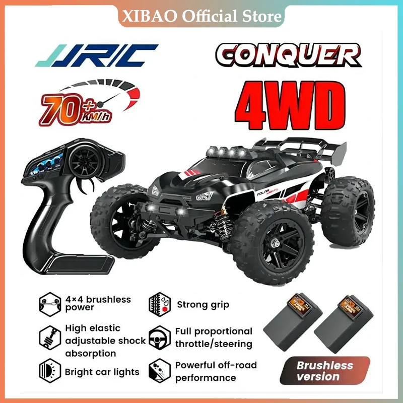 

JJRC-C8802 Alta Velocidad Para Niños, Camión Monstruo De Derrape, 1:14, 70KM/H.50KM/H, 4WD, Con Control Remoto LED, Wltoys144001