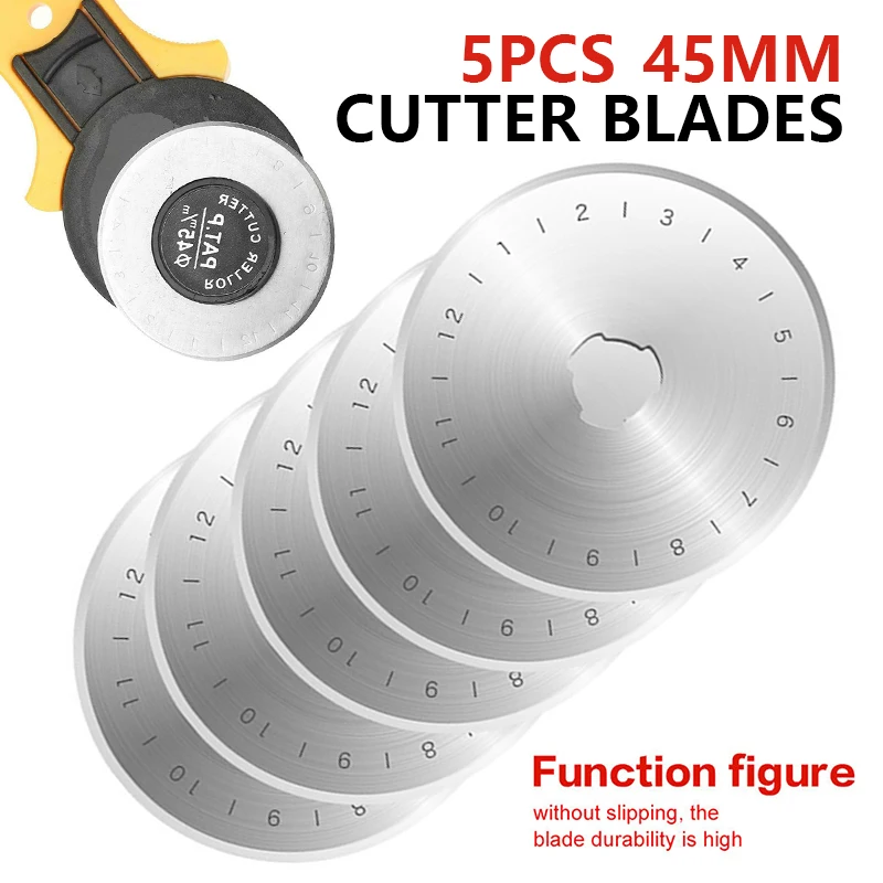 5Pcs 45Mm Rotary Cu… - image