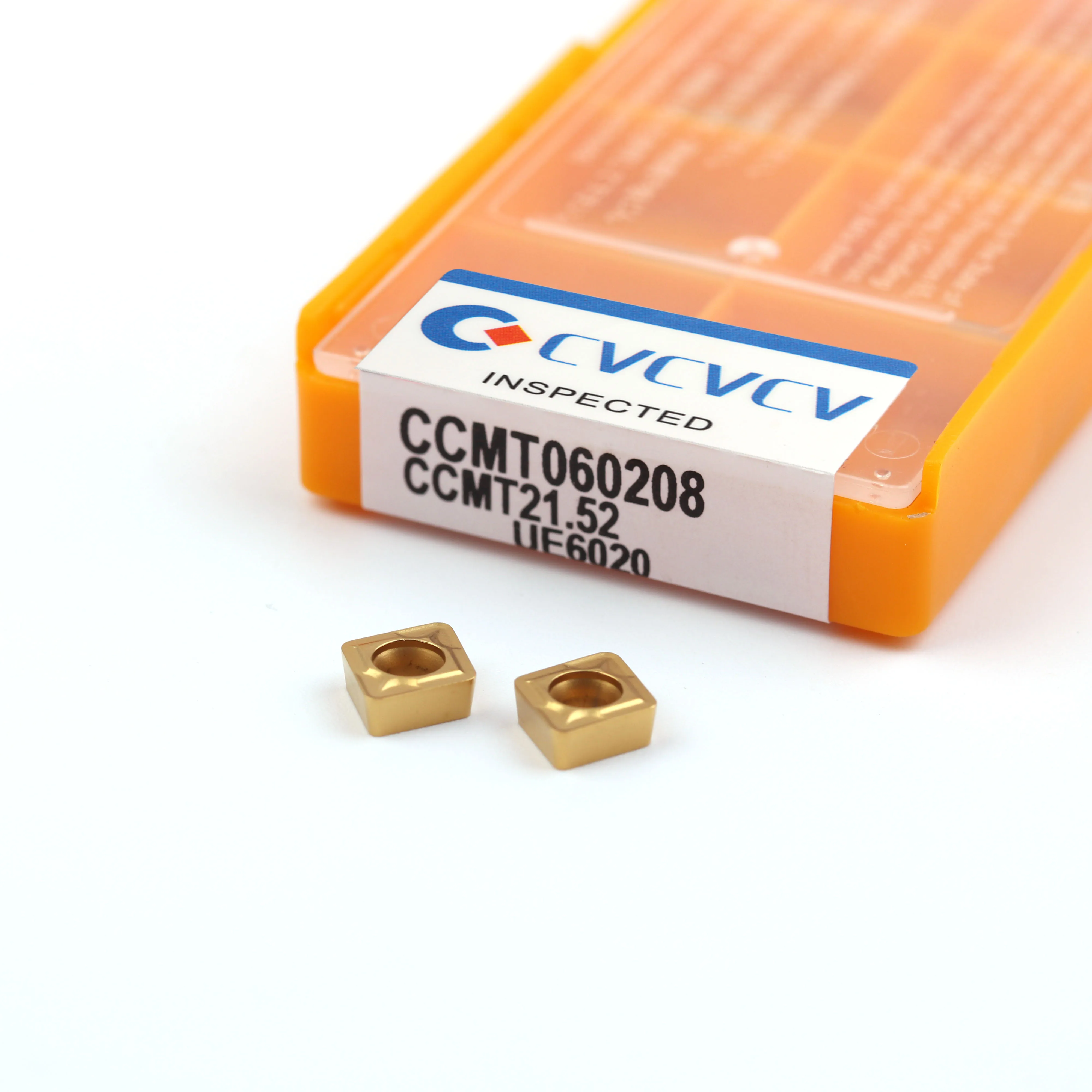 10 Chiếc CCMT060204 VP15TF UE6020 US735 CCMT060208 Ban Đầu Lắp Bên Trong Vòng Cụ Xay CNC Lưỡi Dao Dụng Cụ Tiện Dụng Cụ Cắt