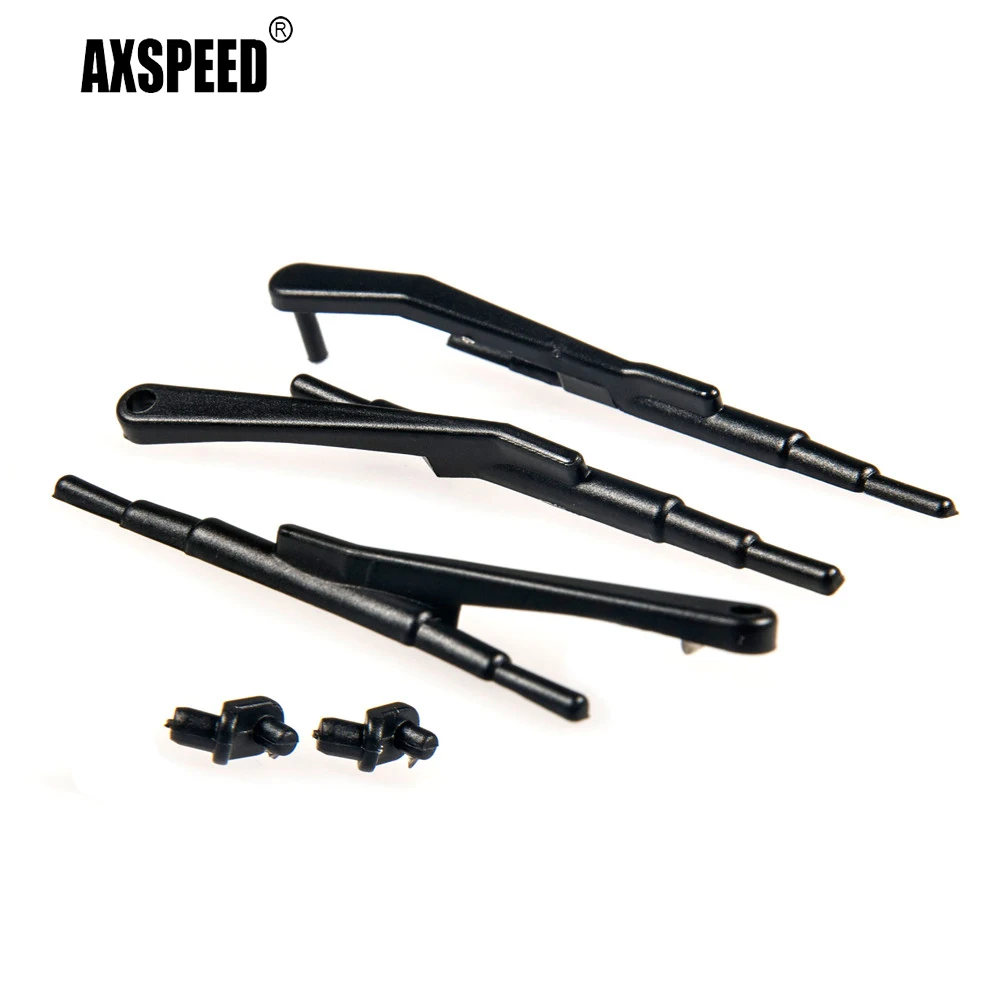 

AXSPEED Plastic Rubber Windshield Windscreen Wiper Tail Light Cover for 1/10 RC Crawler Axial SCX10 II Cherokee 90046 90047 D90