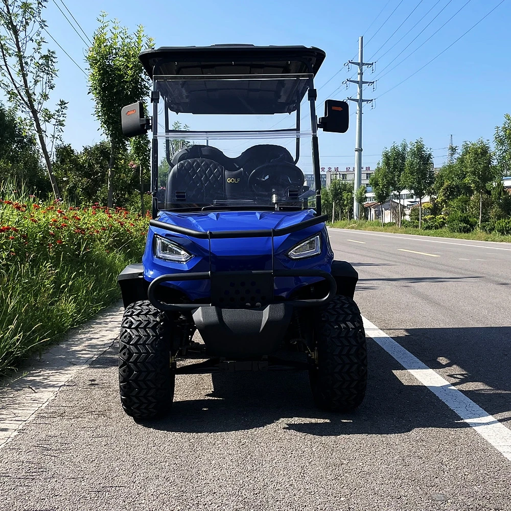 عربة جولف كهربائية، عربة جولف رائدة للصيد على الطرق الوعرة، مع عربة يد كهربائية ذاتية الحماية على الطرق المنحدرة #4