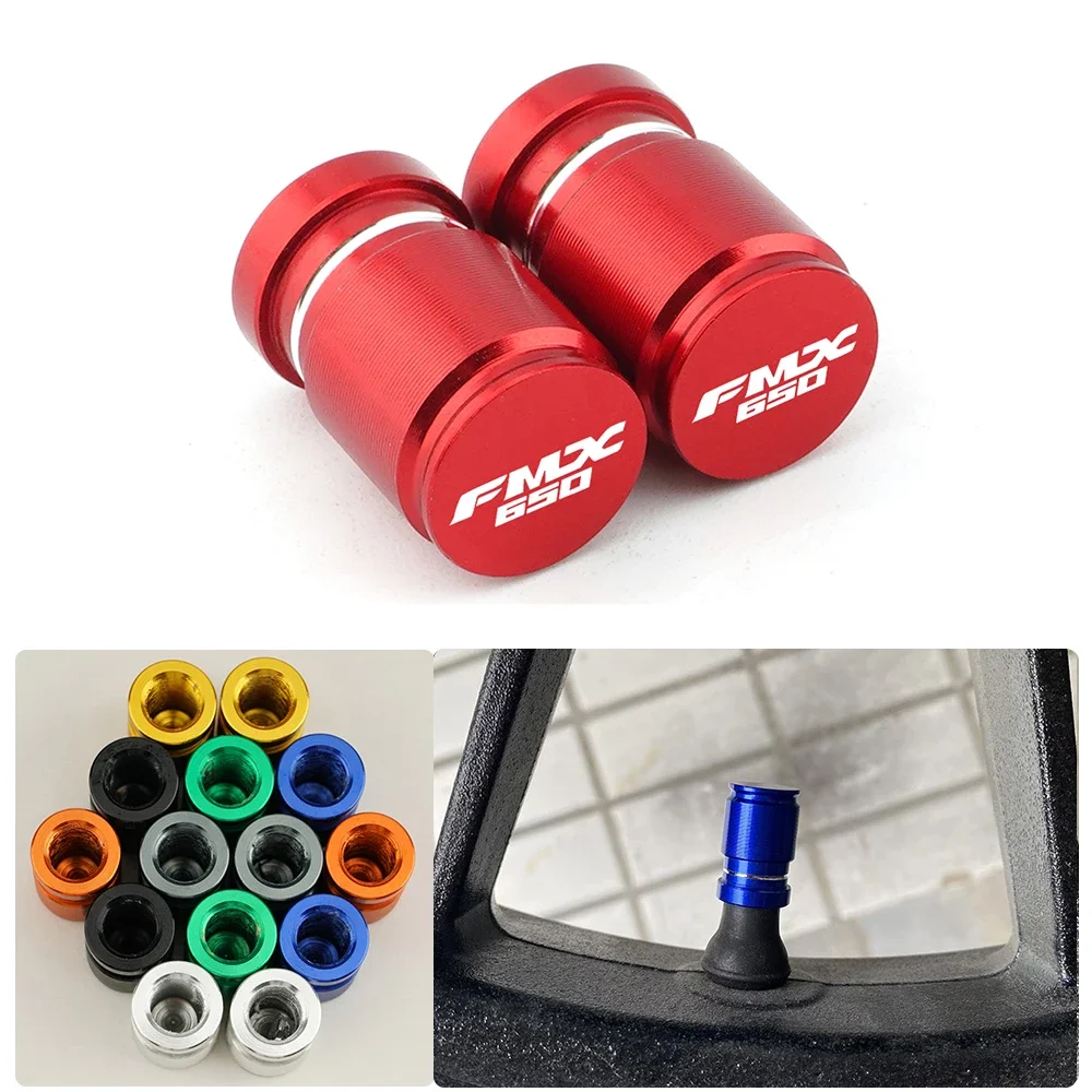 For HONDA FMX650 FMX 650 DOMINATOR NX 650 NX650 Motorcycle CNC Accessories Wheel Tire Valve Air Port Stem Cover Cap Plug