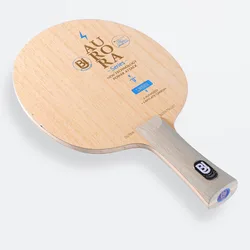 Blutenkirsche Table Tennis Blade, Single Long Handle Table Tennis Racket, High Bounce Ping-pong Paddle, Fast Attack, Blue ALC