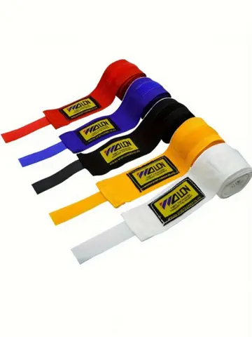 2PCS 1.5/2/3/5M Boxing Training Bandages Cotton Sports Bandages Sanda Kick Boxing Mma Hand Gloves Wraps Belt Boxing Sports Strap