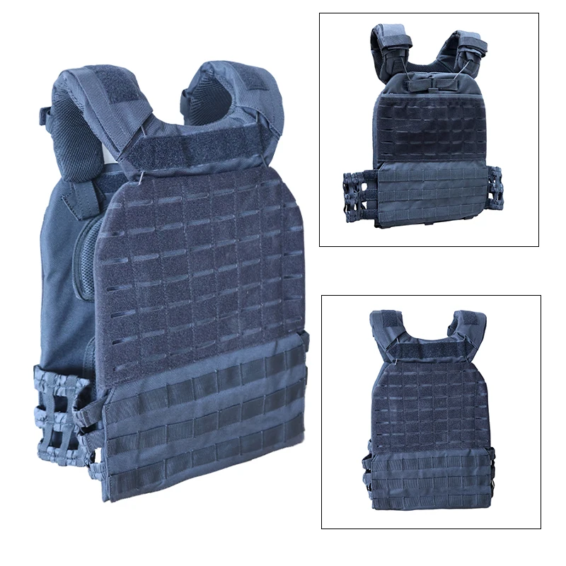 Adjustable Fitness Body Building Plate Carrier Tactical Vest Training Weight Vests