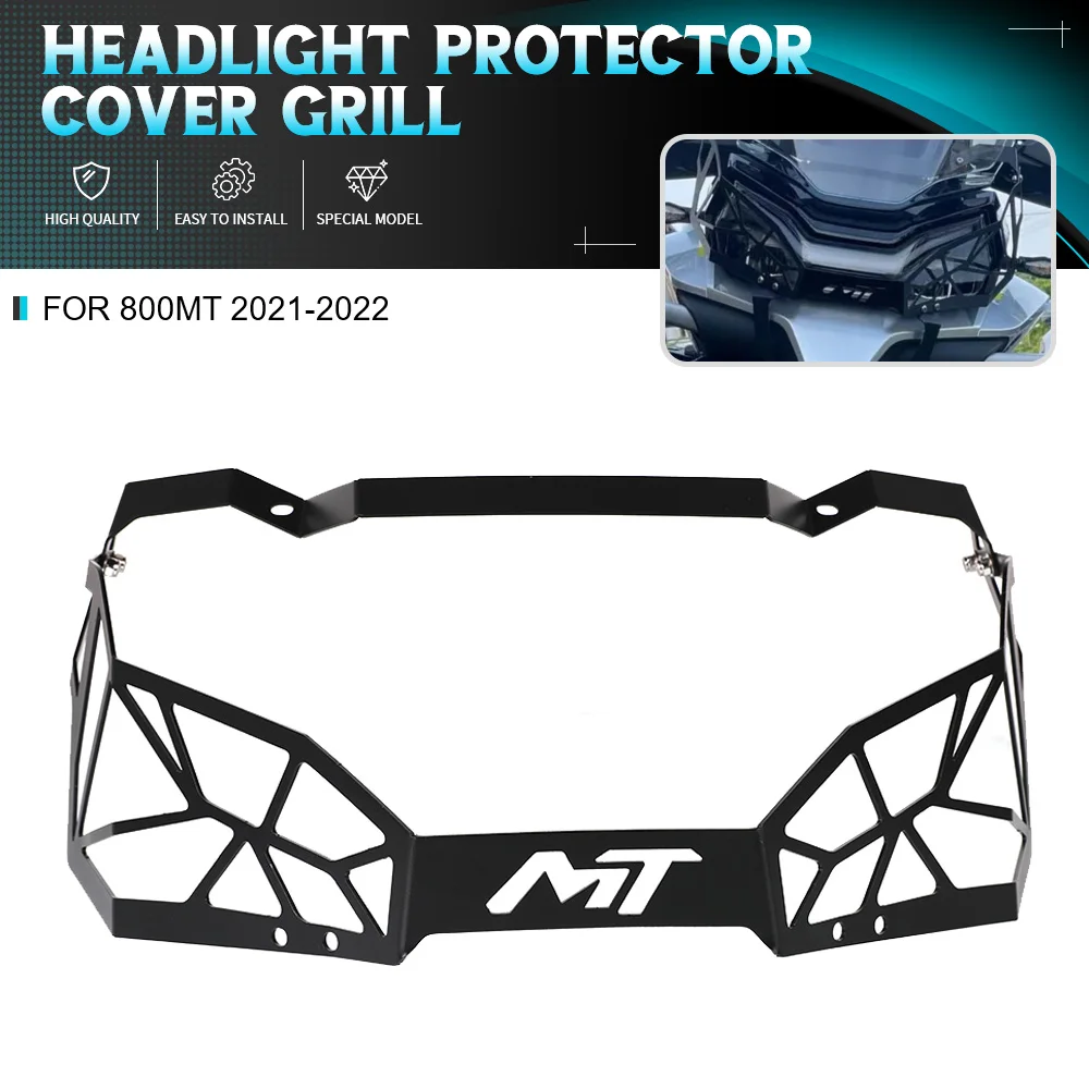 

For CFMOTO 800MT 2021-2022 800 MT 800-MT 2023 Motorcycle Headlight Guard Protector Cover Protection Grill HeadLamp Grill Guard