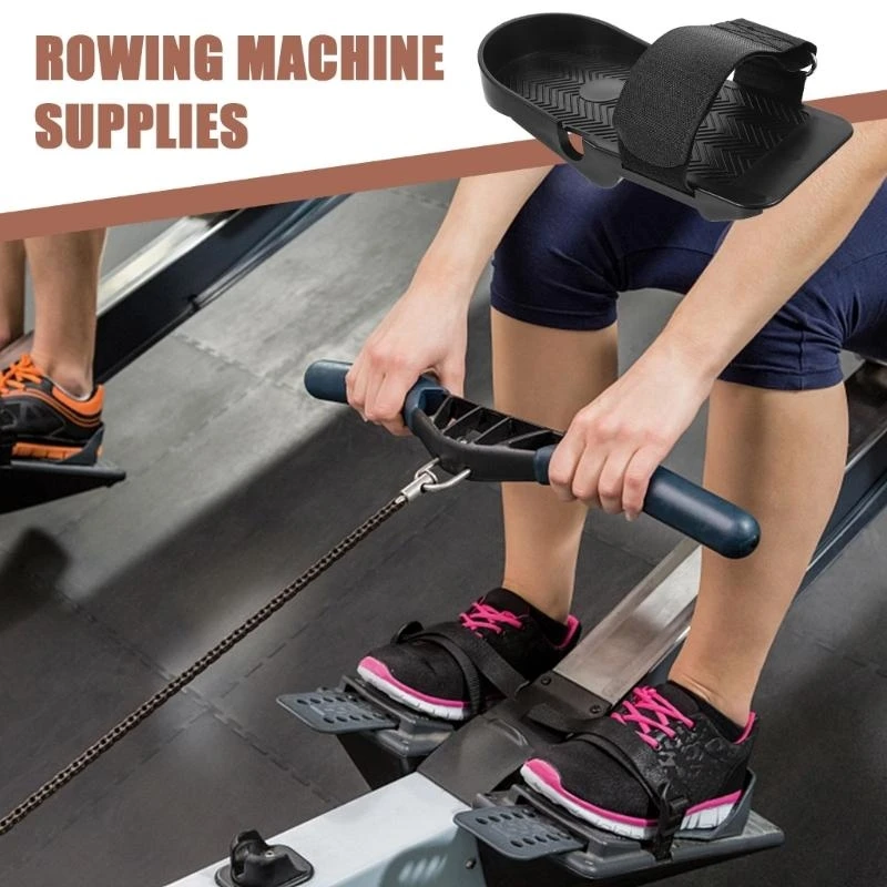 

Rowing Machine Foot Pedals Nonslip Practical Trainer Pedal Light Weight Fitness Equipment Pedals for Sports Exercise 24BD