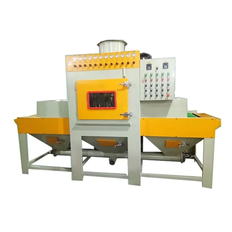 Factory Price Automatic Turntable Sandblasting Cabinet Rotary Sand Blasting Machine