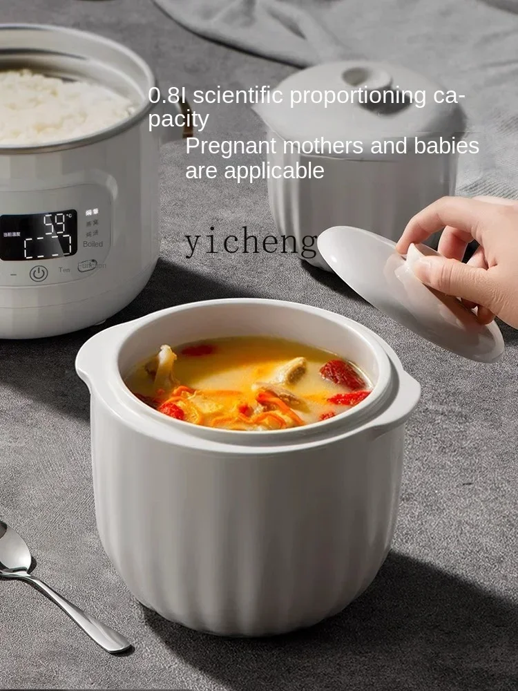 Olla de comida complementaria, estofado eléctrico especial para cocinar, Nido de Pájaro, gachas, olla arrocera, puede reservar una olla de cocción lenta