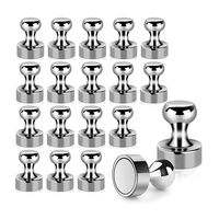 3/5/10 PCs Super Strong Neodymium Magnet Magnetic Pushpins Sucker Thumbtack Steel Magnet Push Pin for Refrigerator Whiteboard