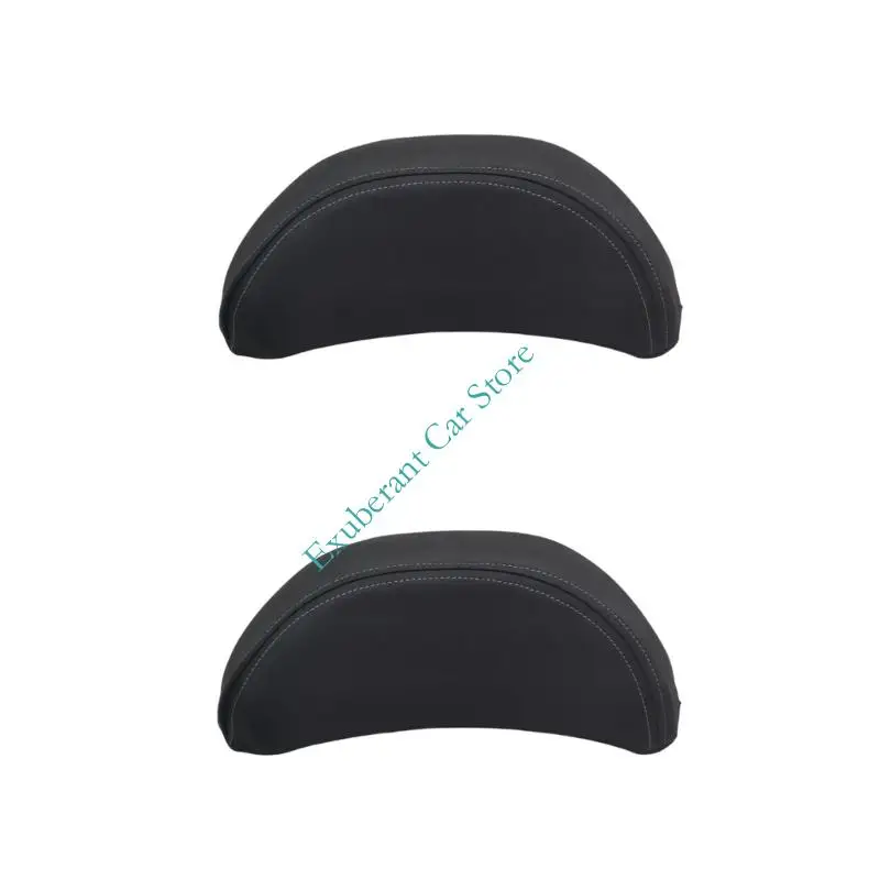 Universal Lumbar Support Cushion Rear Backrest for Motorcycle with Memory Foam for Back Relief