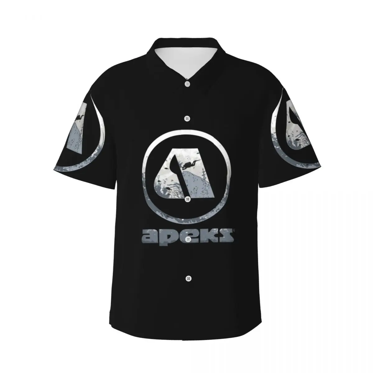 

Мужские рубашки A For Apeks, гавайская рубашка с коротким рукавом, повседневные топы с лацканами для летнего пляжа