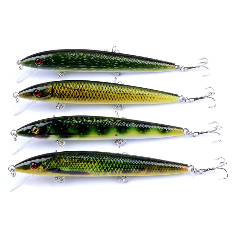 1Pcs Minnows Fishing Lure 12cm 13.7g Japan Artificial 3D Painted Hard Baits Wobblers Bass Pesca Fishing Tackle