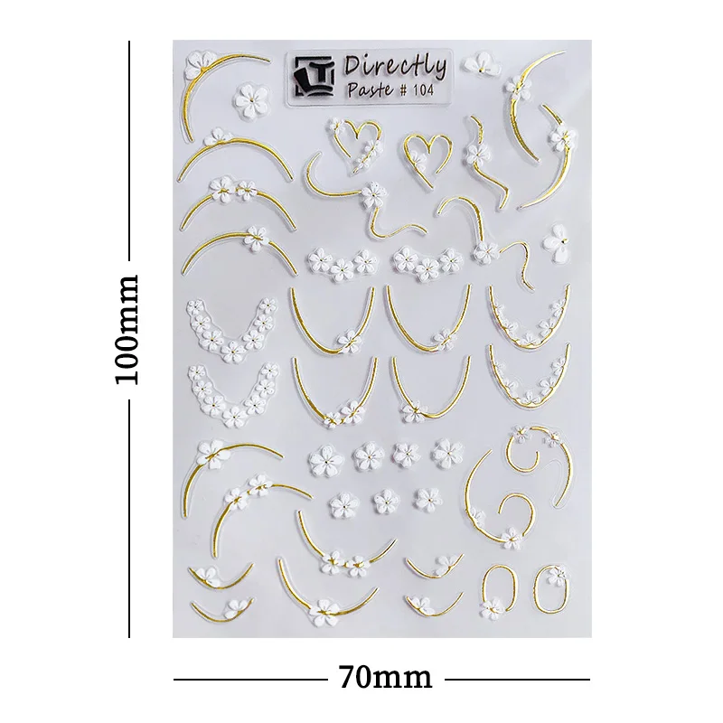 Autocollant pour ongles feuille d'érable noir et or, 1 pièce, curseur adhésif de conception Simple, fournitures de décalcomanies de décoration pour Nail Art