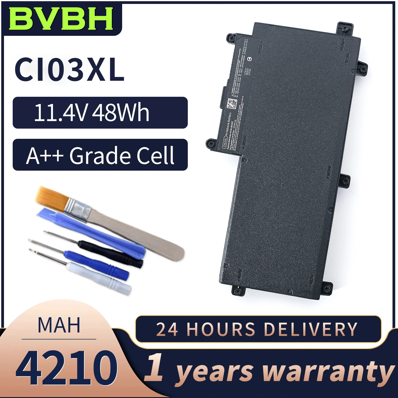 

BVBH C103XL Laptop battery 640,645,650,655 For HP ProBook G2,G3,HSTNN-UB6Q,HSTNN-LB6T,HSTNN-PB6K