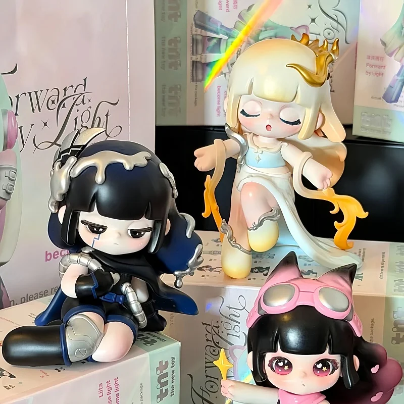 

TNT аниме Lilita Mu Guang Xing Series слепая коробка Y2K модная милая фигурка девушки модель орнамент Коллекционная игрушка в подарок