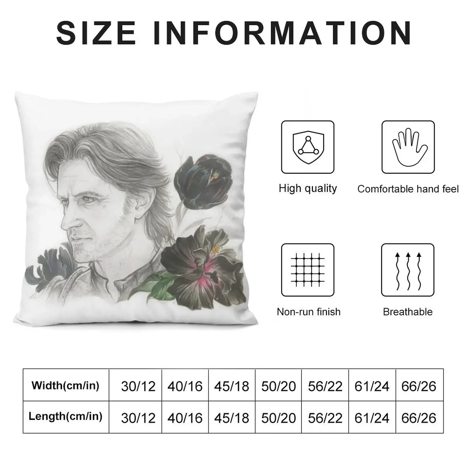 Richard Armitage - Guy of Gisborne Throw Pillow Ornamental Pillow Pillowcase Pillow Case