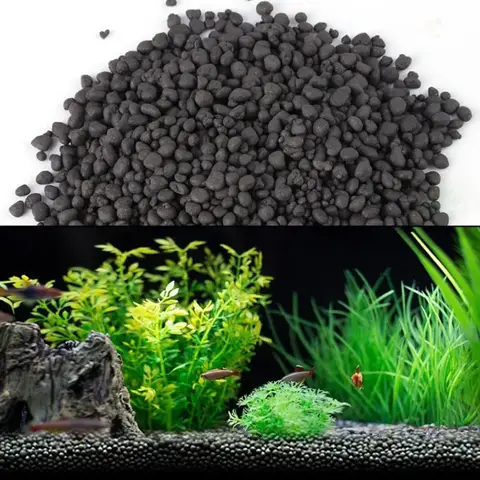 1 kg Vattengräs Akvarieväxter Vattenogs Lera Jord Ler Sand Akvariumbädd för Akvarieväxter Frön för Vackert Vattenlandskap 10 best sales akvariegräsfrön - №3