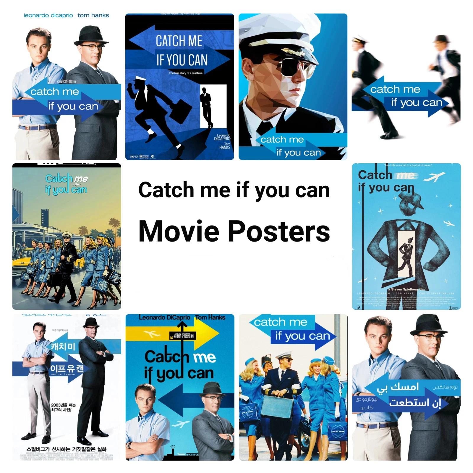 

Catch Me If You Can (2002) Movie,Art Picture Print Silk Poster Home Wall Decor