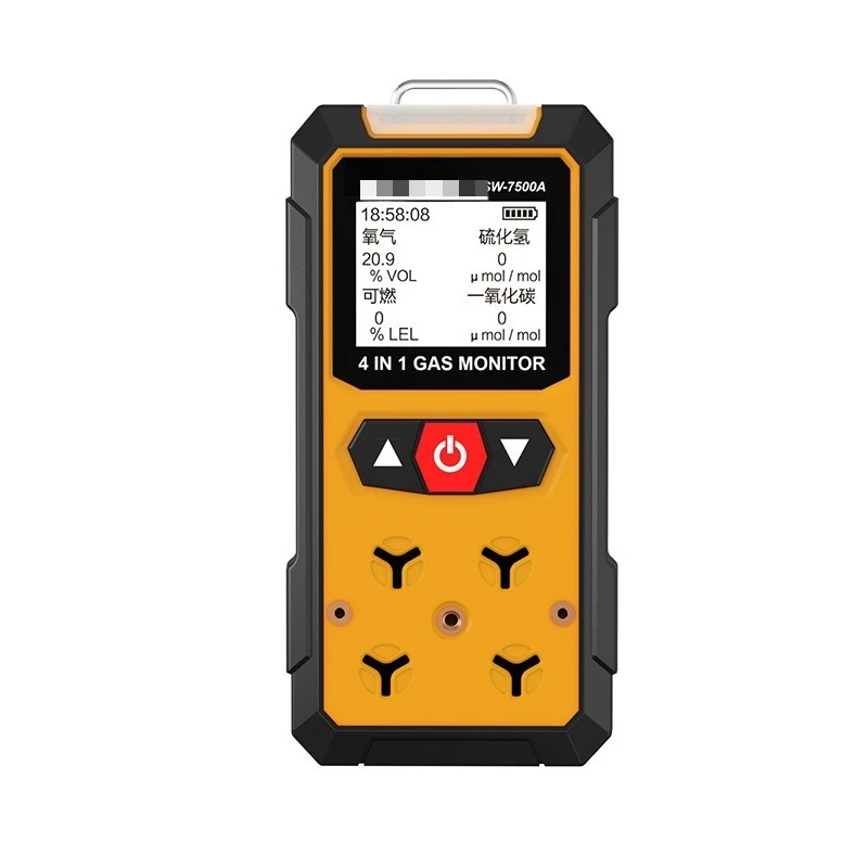 

4 in 1 Gas Detector Toxic Carbon Monoxide Combustible Hydrogen Sulfide Oxygen Concentration Alarm SW-7500A