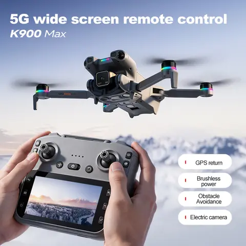 Hot K900 PRO RC Drone 8K HD Dual Cameras WiFi GPS 20mins Flight Aerial Photography Quadcopter Remote Control UAV Boys Toys Gifts