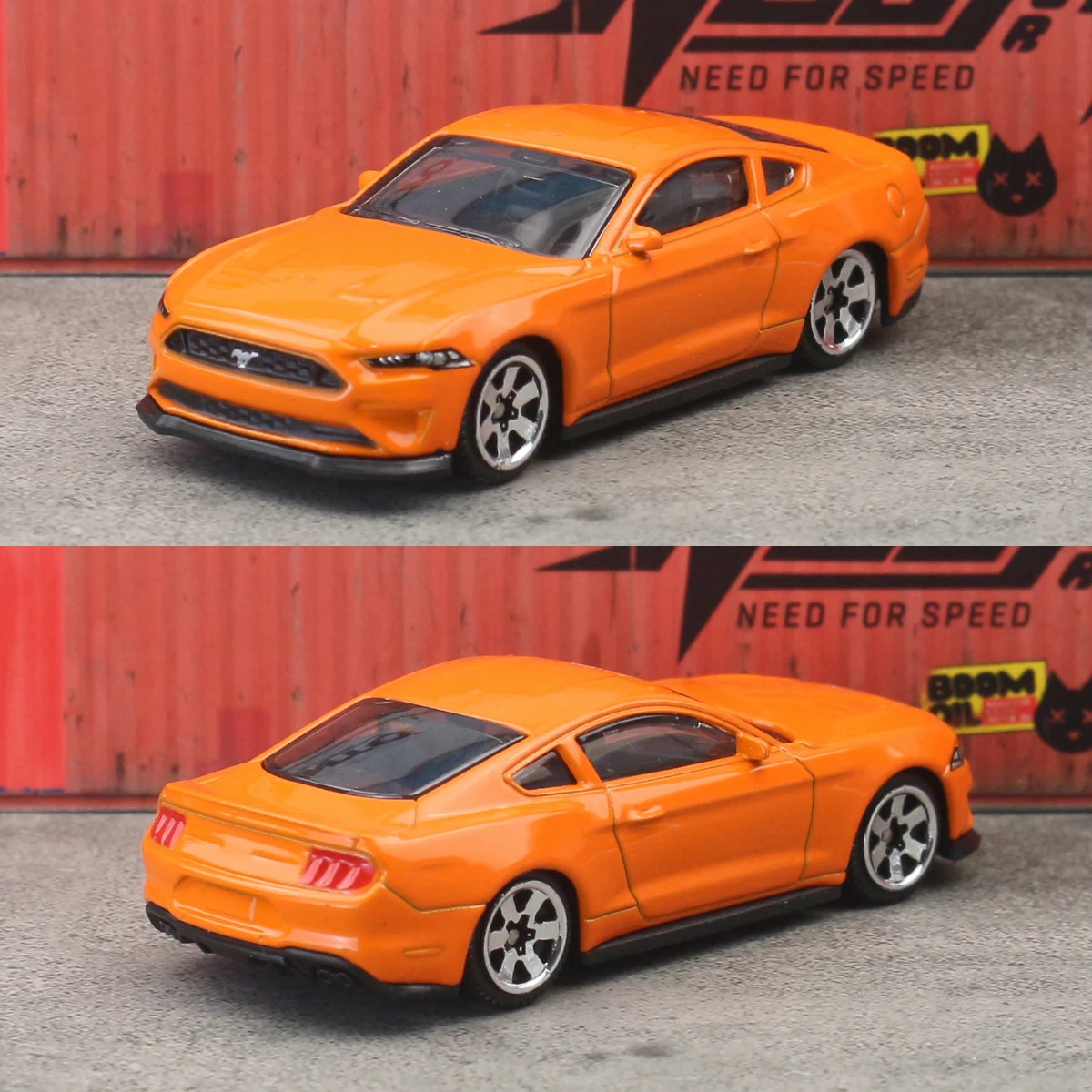 1/64 Ford Mustang GT Toy Car Model CCA MSZ 1:64 Diecast Miniature Free Wheels Collection Suitable for Hot Wheels Gift Kid