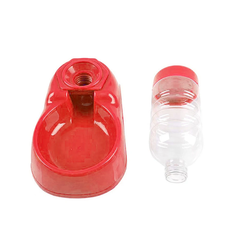 

350ml Cat Kitten Feeder Unique Non-Overturning Design Smooth Surface Pet Drinking Tool Red Pet Feeder Cat Drinking Tool