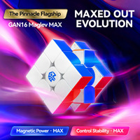 2025 NEW GAN16 Maglev Max UV 3x3 Magnetic Magic Cube Gan 16 Stickerless Professional Fidget Toys Cubo Magico