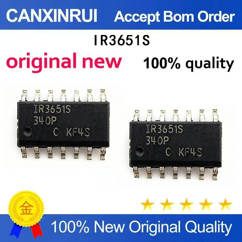 

(5-100 Pieces) IR3651S IR3651SPBF Package SOP-14 New Electric Jiao Driver Chip