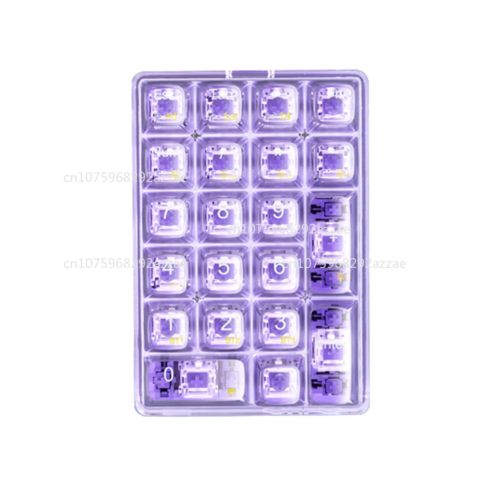 

F21 Wired Wireless Bluetooth Transparent Mechanical Numeric Keypad