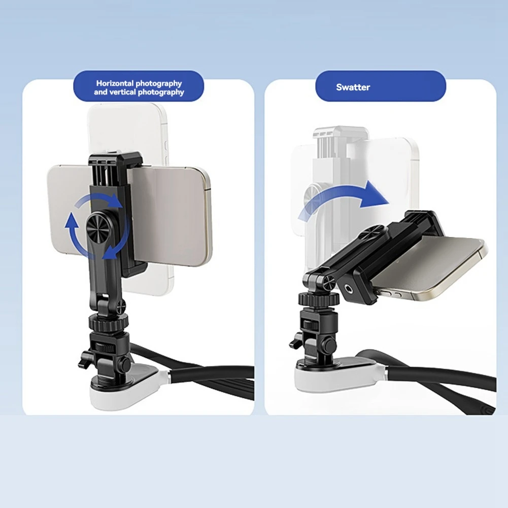 Upgraded Hands Free Wearable Neck Holder Phone Stand Universal Hanging Mount For Holder Gopro Dock Station Bracket