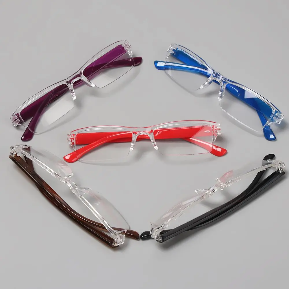 Fashion Reading Glasses Men Women Ultra-light Resin Anti-skidding Eyeglasses Presbyopic +1.0~+4.0