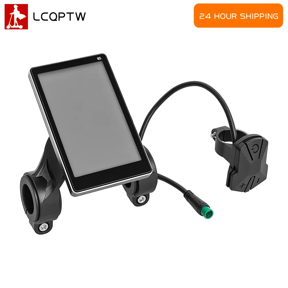 

5Pin M5 LCD Dashboard Display Screen Waterproof 24V 36V 48V 60V for Electric Scooter E-Bike Control Panel