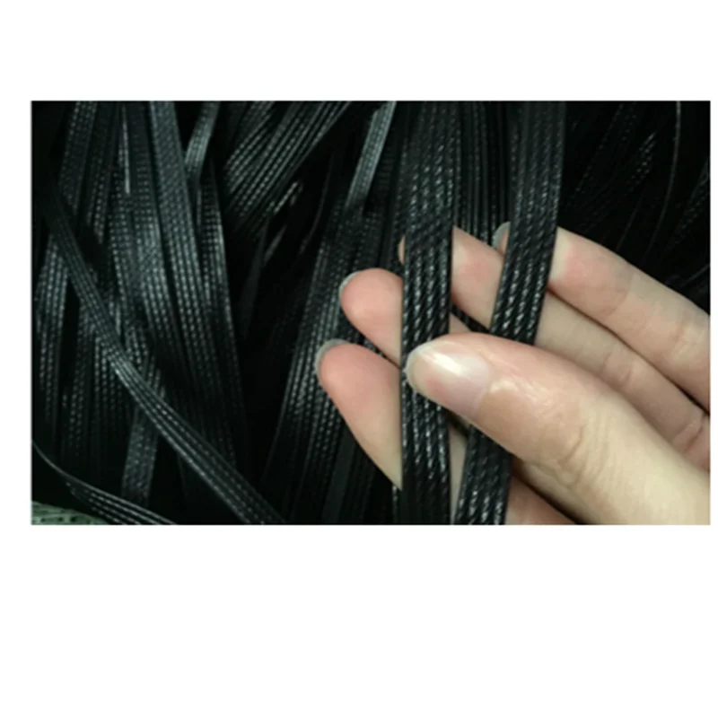 500G 70M  grayish white color imitation flat mouth synthetic rattan weave raw material plastic rattan, used for weaving and repa