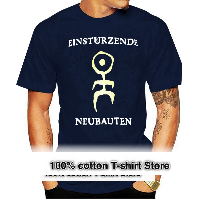 Einsturzende Neubauten Logo Shirt Nick Cave Industrial Ministry KMFDM Short sleeved Tee Shirt