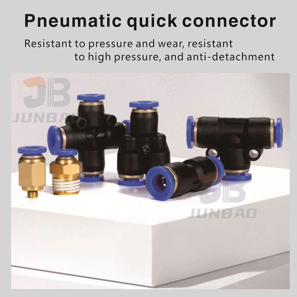 pneumatic quick-connect tracheal connector air compressor threaded direct fast-tightening SPL8-M5/SPL8-01/SPL16-02