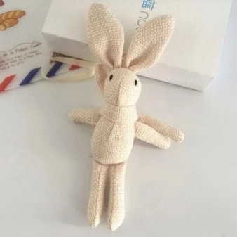 Kuscheltiere, niedlicher Cartoon-Kaninchen-Schlüsselanhänger, Liebe, Pompon, Schmuckstück, Spielzeug, Mädchen, Tasche, Auto, Schlüsselanhänger, Handy-Anhänger, Schmuck, Geschenk