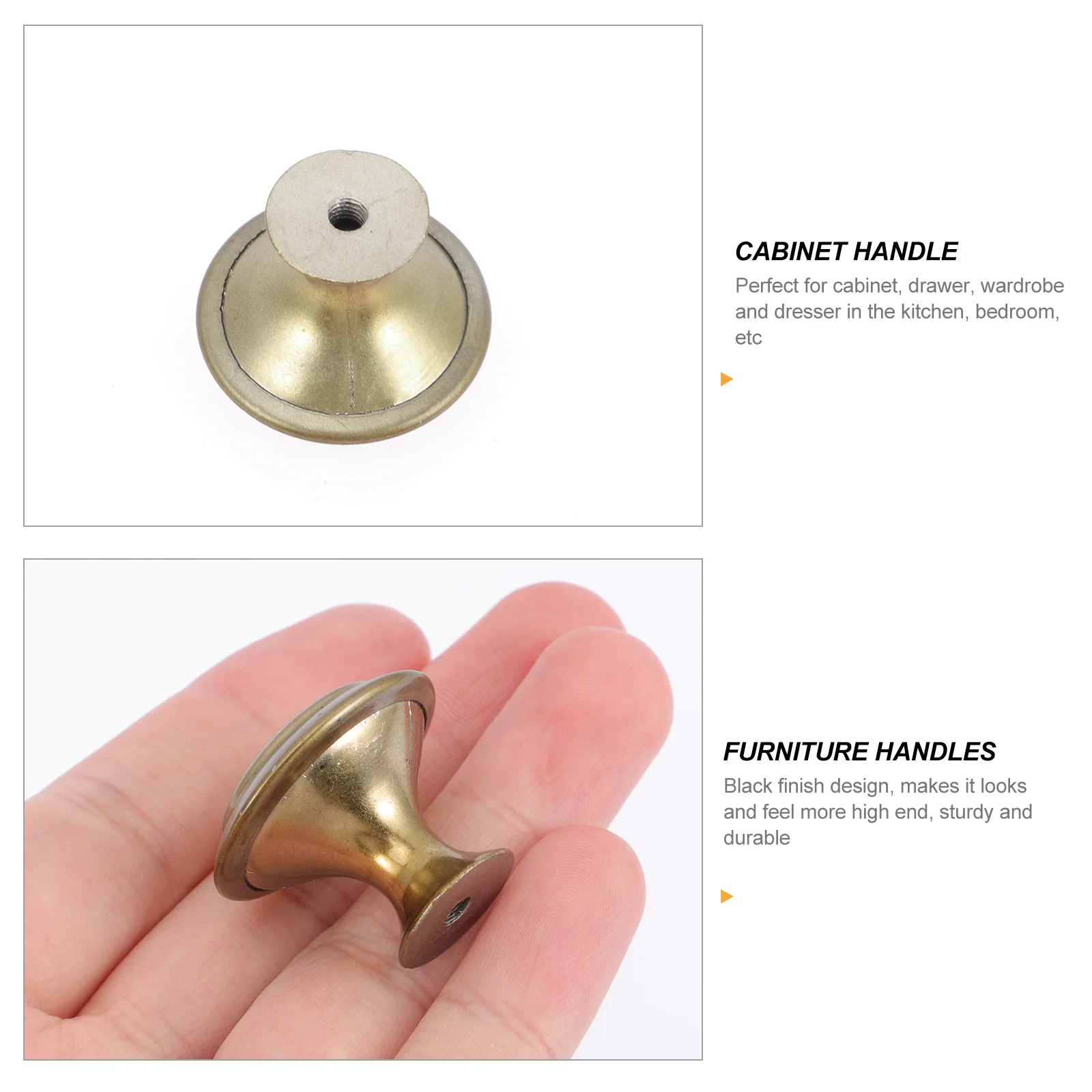 

10Pcs Drawer Knobs for Cabinets Heavy Duty Round Pull Knob Set Easy Install Screw Included Modern Home Furniture Hardware