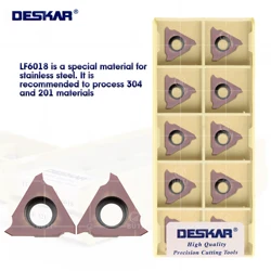 DESKAR 100% Original TGF32R TGF32L100 110 120 130 140 160 180 190 210 220 230 LF6018 CNC Shallow Slot Blades Carbide Turning Too