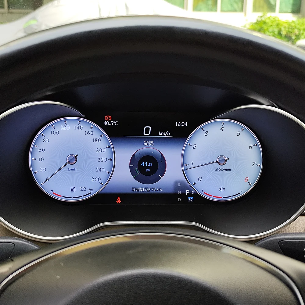 Car Digital Cluster Virtual Cockpit Speed Meter Screen for  C Class W205 GLC X205 2015-2018 Media Player Dashboard