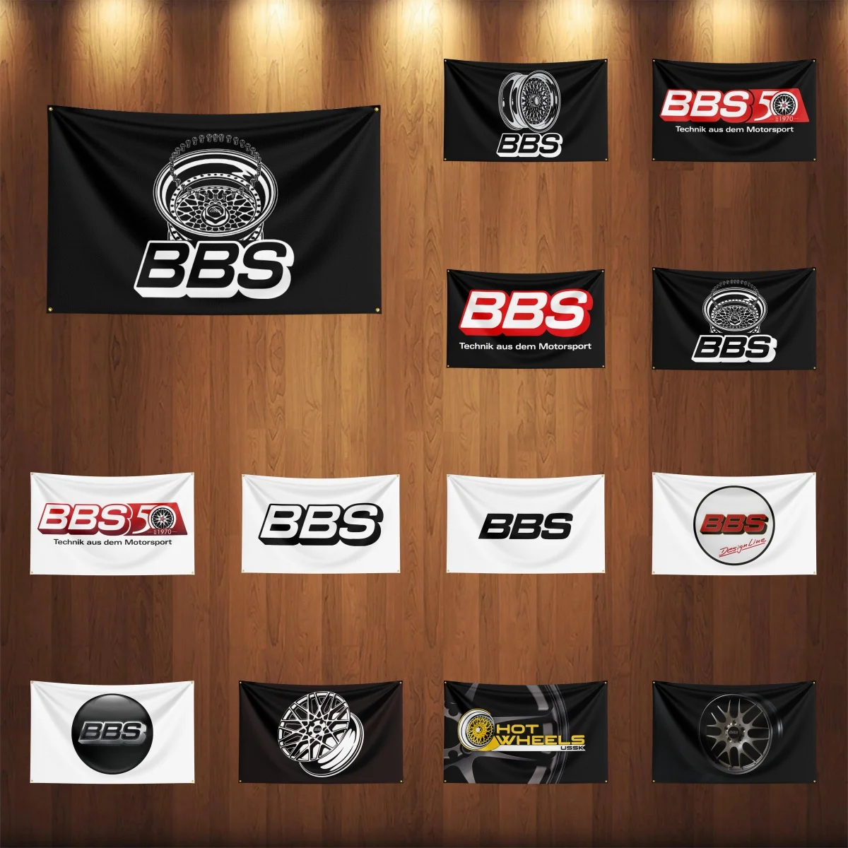 

3x5ft B-BBSs Auto Parts Flag Room Decor Flag Outdoor Decorations Flags for Rooms