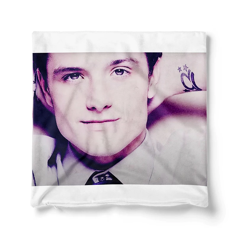 Gaslight Gatekeep Girlboss Josh Hutcherson Whistle Edit Meme Throw Pillow Covers Cushion Cases Pillowcases for Sofa 45cm x 45cm