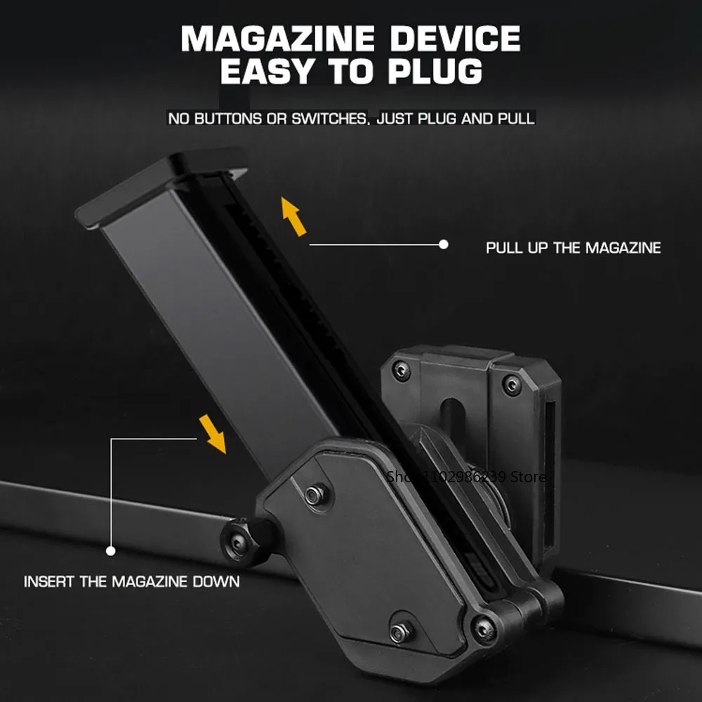 حافظة مجلة IPSC قابلة للتعديل متعددة الزوايا Speed Mag Carrier لـ 1911، G17، Hi-CAPA، PX4، XDM ومجلات المسدس الأخرى #4