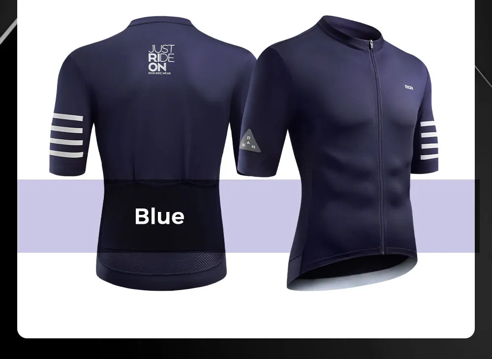 RION Herren Fahrradtrikots Langarmtrikot Pro Fahrradbekleidung UPF50+ Motocross-Bekleidung Mountainbike MTB-Shirts UV-Schutz – Detail 19